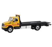 Greenlight 30470 International Durastar 4400 Flatbed Truck - Shell Oil “Shell Roadside Service 24 Hour” (Hobby Exclusive) 1:64 Scale Diecast