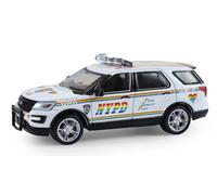 Greenlight 43050-C 1:64 Scale Hot Pursuit Series 47 Diecast Police Vehicles 2016 Police Interceptor Utility - NYPD Pride Livery