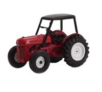 Greenlight 48070-B Down on The Farm Series 7-1946 8N Tractor - Red with Black Canopy 1:64 Scale Diecast