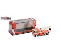 GREENLIGHT 1/43 1984 FREIGHTLINER FLA 9664 WRECKER/RECOVERY TRUCK ORANGE & CREAM