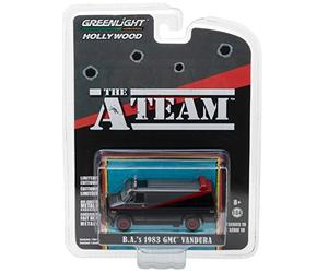 Greenlight A-TEAM Model DieCast Van GMC VANDURA 1983 of B.A. BARACUS - 8cm long (3.2'') - Scale 1:64 Original