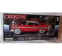 Greenlight Christine 1958 Plymouth Fury Evil Black Windows vehicle 1.24 scale diecast model