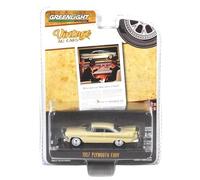 Greenlight Collectibles 39140-B Vintage Ad Cars Series 10 1:64 Scale Diecast Model- 1957 Plymouth Fury