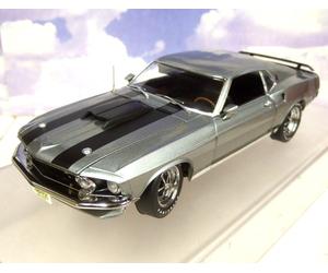 GREENLIGHT/HIGHWAY 61 1/18 JOHN WICK'S 1969 FORD MUSTANG BOSS 429 MET GREY 18016