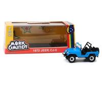 Greenlight Mork & Mindy 1978-82 Tv Series 1972 Jeep CJ-5 1:43 86570 in Blue Greenlight Blue