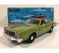Greenlight The A Team 1977 Plymouth Fury 1:24 Scale 84103 in Khaki Greenlight Khaki