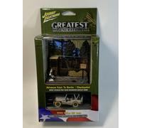 Greenlight WWII Willys MB Jeep Advance East to Berlin White Lightning Chase Model 1:64