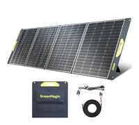 Greenmagic Portable 400 Watt Solar Panel, 39V Foldable, Durable Foldable, Durable Compatiable with Most 40v Portable Solar Generator, Power Station on The market