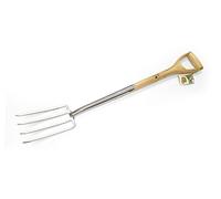 Greenman Border Fork Narrow Stainless Steel Heavy Duty Ash Handled 100cm x 14cm