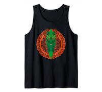 Greenman tree Irish ancient occult Norse knotwork Paganism Tank Top