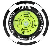 GreenNav Pro-High Precision Golf Reader and Golf Ball Marker with Horizontal Spirit Level, Essential Tilt and Put Line, Reading Aid, Golf Accessories for Men and Women (Black and Green1)