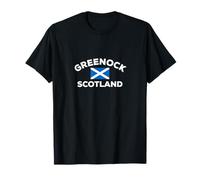 Greenock Scotland Scottish Flag City Tourist Souvenir Gift T-Shirt