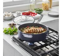 Greenpan 30Cm Saute Pan With Lid Grey Non-Stick Healthy Ceramic Coating