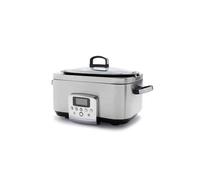 GreenPan 6 Litre Slow Cooker in Stainless Steel - CC005308
