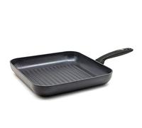 GreenPan Andorra Healthy Ceramic Non-Stick 28 cm Square Griddle, PFAS-Free, Induction, Oven Safe, Black