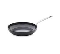 GreenPan Barcelona Hard Anodized Healthy Ceramic Nonstick 24 cm Frying Pan Skillet, PFAS Free, Stainles Steel Handle, Extra Strong Scratch Resistant, Induction, Oven Safe, Black