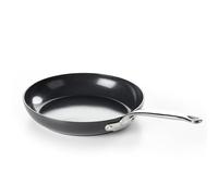 GreenPan Barcelona Hard Anodized Healthy Ceramic Nonstick 24 cm Frying Pan Skillet, PFAS Free, Stainles Steel Handle, Extra Strong Scratch Resistant, Induction, Oven Safe, Black