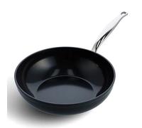 GreenPan Barcelona Pro Wok 28cm Aluminium Non Stick Black Quality Cookware