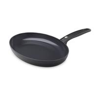 GreenPan Cambridge Healthy Ceramic Nonstick 33x23cm Fish Pan Skillet, PFAS Free, For all hobs including Induction, Oven Safe up to 160°C, Black