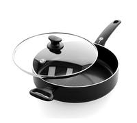 GreenPan Cambridge Non-Stick 28 cm/4.2 Litre Sauté Pan, PFAS Free, Black