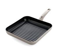 GreenPan Cambridge Non-Stick 28 cm Square Griddle Pan, PFAS Free, Bronze