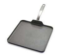 GreenPan CC000124-001 Chatham Healthy, Ceramic, PFAS Free Nonstick, Hard Anodized Aluminum, Stainless Steel Handles, Gray