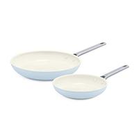 Greenpan CC000385-001 Padova Healthy, Ceramic, PFAS Free Nonstick, Hard Anodized Aluminum, Stainless Steel Handle, Light Blue