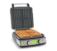 GreenPan CC007709-001 Elite Electrics Waffle Maker, Healthy Ceramic Nonstick, PFAS-Free, Aluminum, Graphite