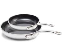 GreenPan Premiere 3-Ply Stainless Steel Non-Stick 20cm & 28cm Frying Pan Set