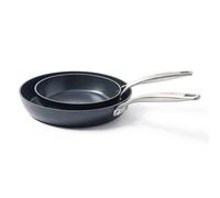 GreenPan Copenhagen Aluminium Non-Stick 20cm & 28cm Frying Pan Set