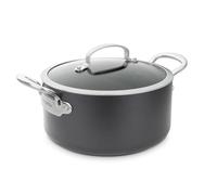 GreenPan Copenhagen Hard Anodised Ceramic Non-Stick Casserole & Lid, 24cm