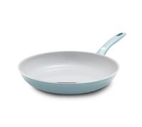 Greenpan Dover Healthy Ceramic Nonstick, 10" Frying Pan Skillet, PFAS-Free, Dishwasher Safe, Comfort Grip Handle, Blue Haze