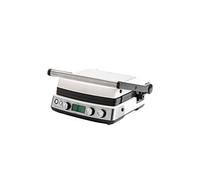 GreenPan Elite 6-in-1 Multi-Function Contact Grill & Griddle, PFAS-Free Healthy Ceramic Non-Stick, Dishwasher Safe Grill Plates, Adjustable Temp, Compact, Closed Press/Open Flat Surface, Cloud Cream