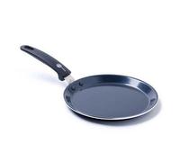 GreenPan Essentials Healthy Ceramic Non-Stick 24 cm Pancake Crepe Pan, PFAS Free, Induction, Oven and broiler safe up to 160°C, Black