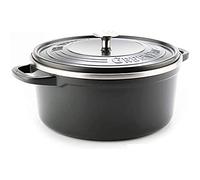 GreenPan Featherweights Non-Stick 28cm/6.6 Litre Round Casserole, PFAS Free, Grey