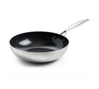 GreenPan Geneva 3-Ply Stainless Steel Non-Stick 28cm Wok