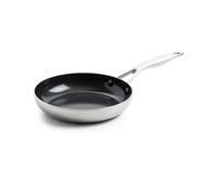 GreenPan Geneva Frying Pan 18cm Stainless Steel Non Stick Cookware Kitchen