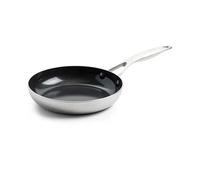 GreenPan Geneva Frying Pan 20cm Stainless Steel Non Stick Cookware Kitchen