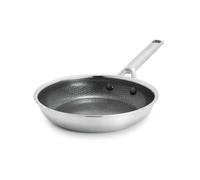 Greenpan GP-APEX matt MSS 2,2mm Patterned ind Chargrey opn fryp 20cm | Induction Compatible, Stone Gray Finish, Nonstick Coating