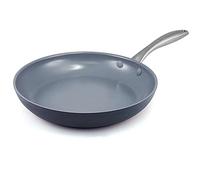 GreenPan Lima Hard Anodized Healthy Ceramic Nonstick 12" Frying Pan Skillet, PFAS-Free, Oven Safe, Gray