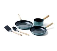 GreenPan Mayflower Cookware Set 5 Piece Aluminium Non Stick Grey Range Cookware