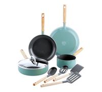 GreenPan Mayflower Healthy Ceramic Non-Stick 9-Pc cookware PFAS-Free, Induction,