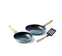 Greenpan Mayflower Non-Stick 20Cm & 24Cm Frying Pan Set With Spatula