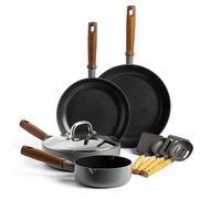 GreenPan Mayflower Pro Non-Stick 9pc Set - Charcoal Grey Grey