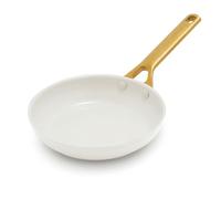 GreenPan Nonstick Reserve Pro 8" Frying Pan, NSF Certified Ceramic, Hard Anodized PFAS-Free Skillet, Stainless Steel Handles, Oven & Dishwasher Safe, Cream White