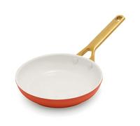 GreenPan Nonstick Reserve Pro 8" Frying Pan, NSF Certified Ceramic, Hard Anodized PFAS-Free Skillet, Stainless Steel Handles, Oven & Dishwasher Safe, Harvest Orange