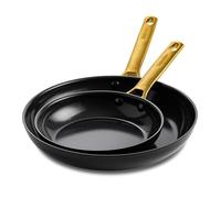 GreenPan Padova Reserve 2 Piece Frypan Set Black