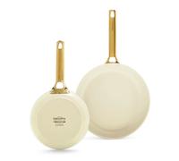GreenPan Padova Reserve 2 Piece Frypan Set Cream