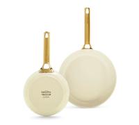 Greenpan Padova Reserve 2 Piece Frypan Set Cream