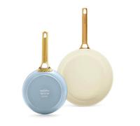 GreenPan Frypan Set Padova Reserve 2 Piece Aluminium Light Blue Non Stick